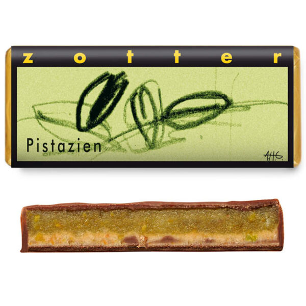 Käsitööšokolaad "Pistaatsia" 70g Zotter