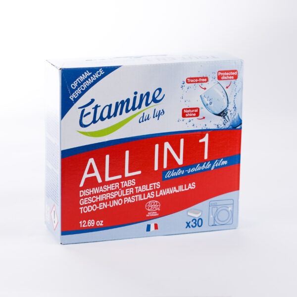 Nõudepesutabletid ALL-IN-ONE 30tk Etamine du lys