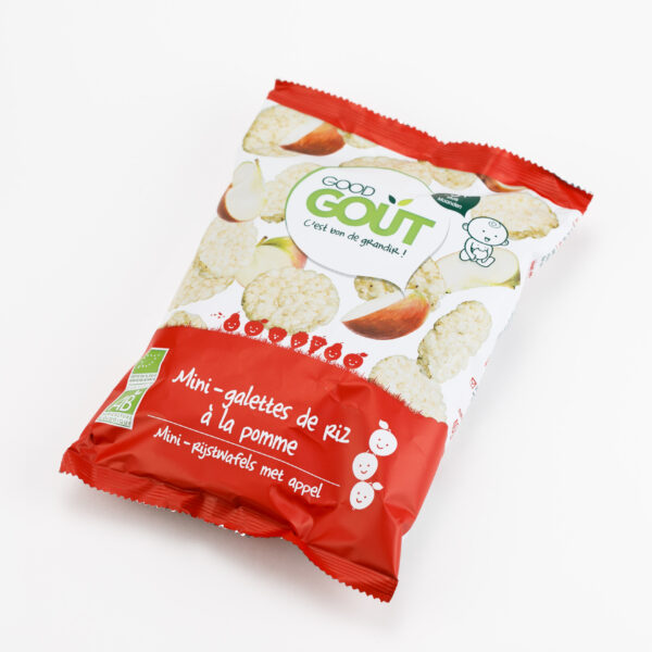 Õunamaitselised riisisnäkid 40 g Good Gout