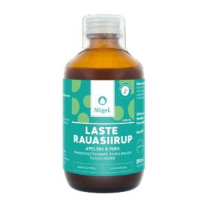 Laste rauasiirup apelsin-pirn 250ml Nögel