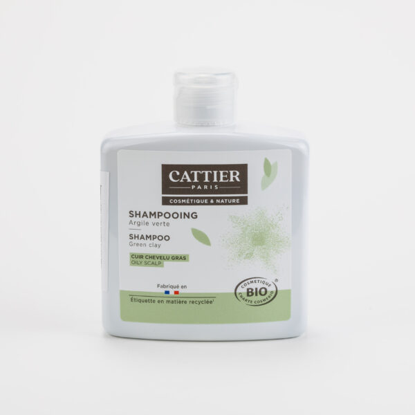 Šampoon rohelise saviga rasustele juustele 250ml Cattier