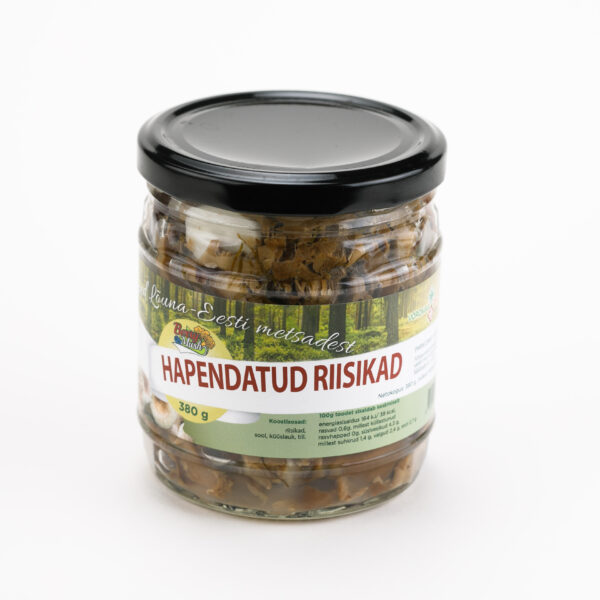 Hapendatud riisikad (tavatoode) 380g  Berrymush