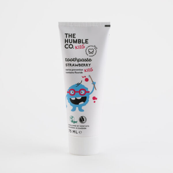 Hambapasta lastele maasikaga 75ml The Humble Co