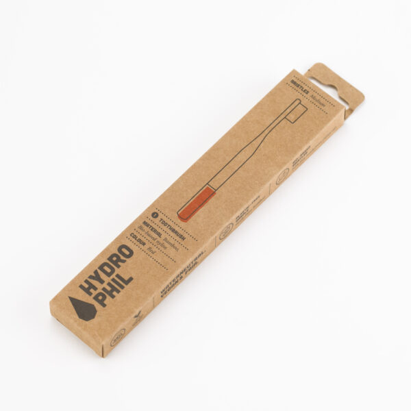 Bambusest hambahari punane, medium soft Hydrophil