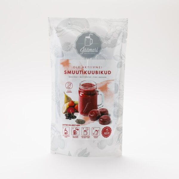 Smuutikuubikud, punane (tavatoode) 180g Jäämari