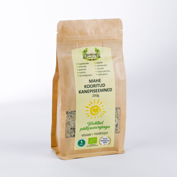 Kooritud kanepiseemned 250g Tammejuure Mahetalu