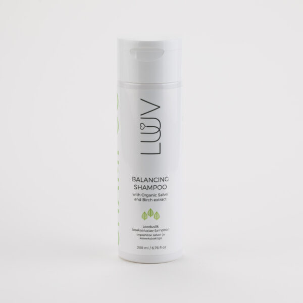Tasakaalustav šampoon salvei-kase 200ml Luuv