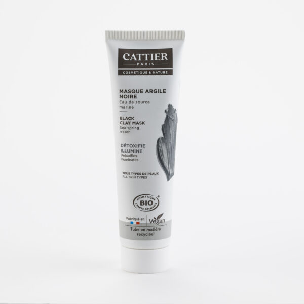 Musta savi sügavpuhastav mask 100ml Cattier