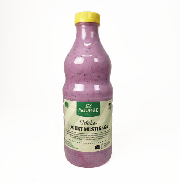 Mustikajogurt 1l Pajumäe talu