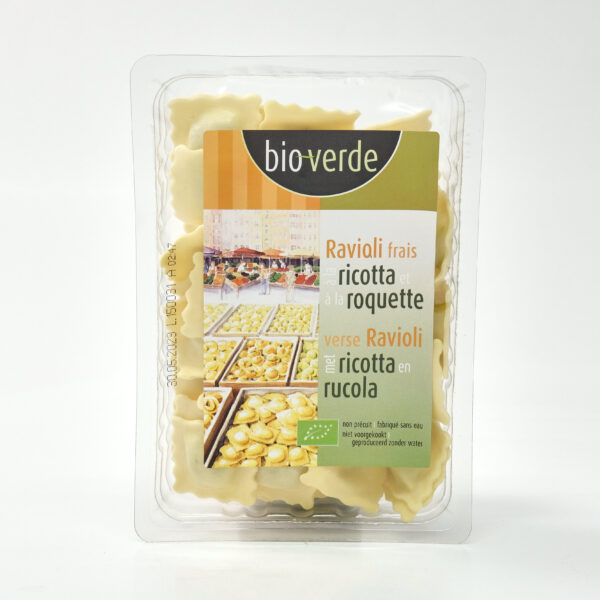 Ravioolid rukola ja ricottaga 250g Bioverde