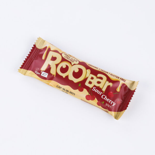Roobar kirssidega valges glasuuris 30g