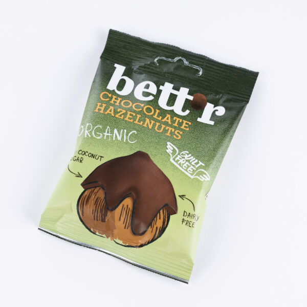 Sarapuupähklid šokolaadis 40g Bett'r