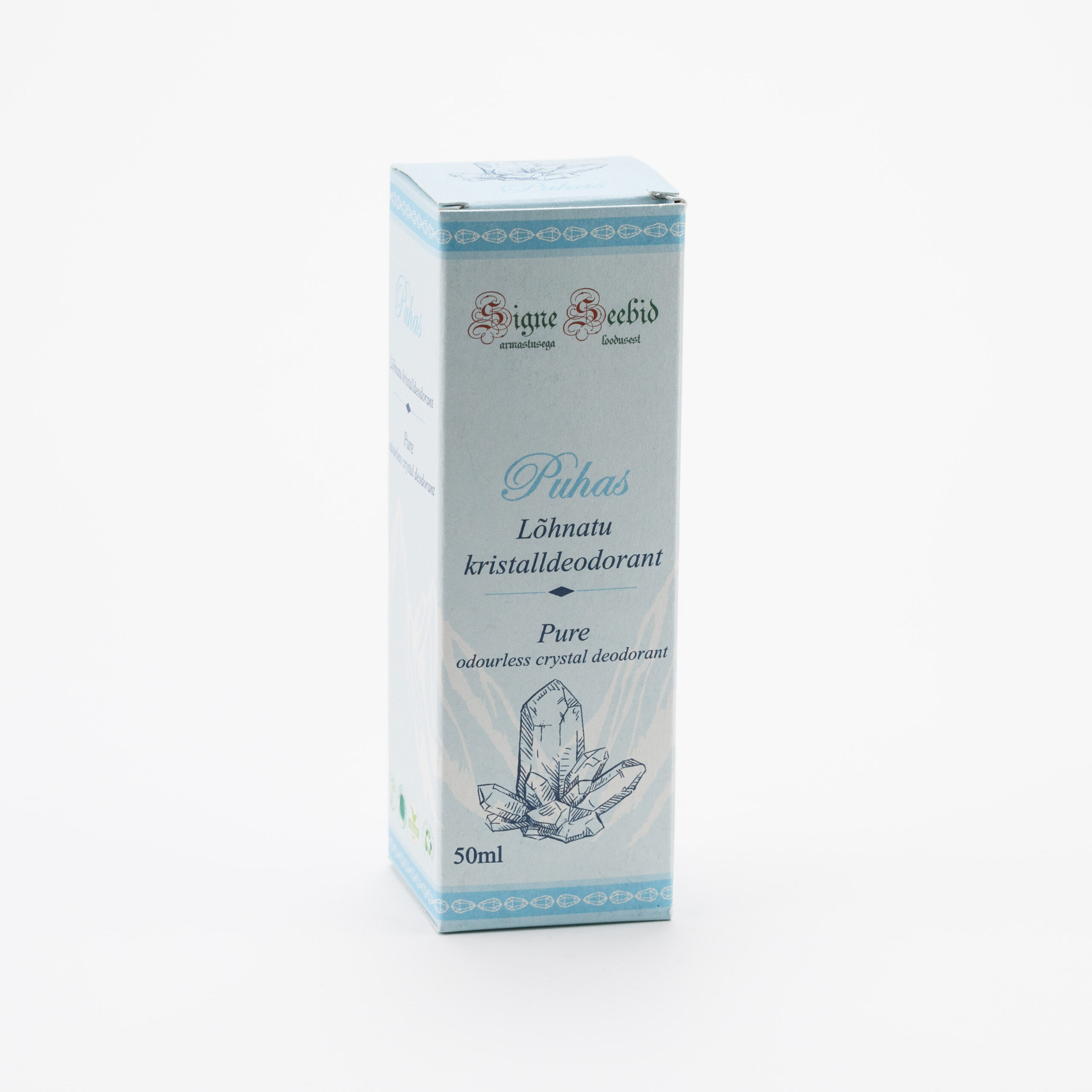Kristalldeodorant puhas 50ml Signe Seebid