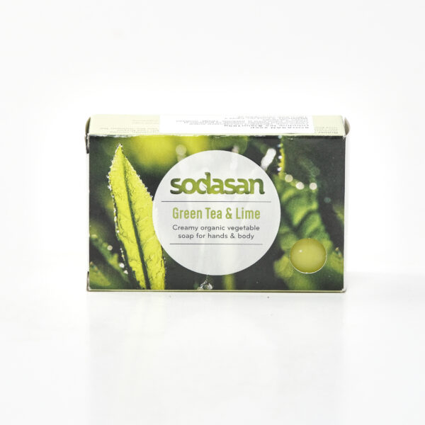 Taimne seep Roheline tee & Laim 100g Sodasan