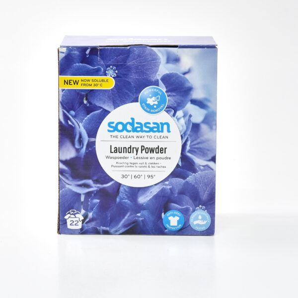 Pesupulber valgele ja värvilisele pesule 1,1kg Sodasan