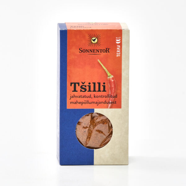 Terav tšilli jahvatatud 40g Sonnentor