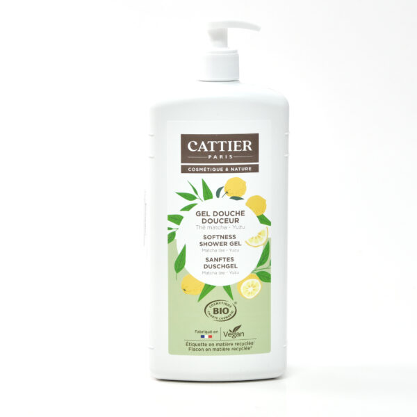Dušigeel matcha tee-yuzu 1l Cattier