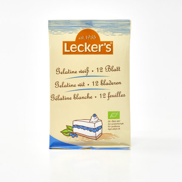 Želatiinilehed 12tk Lecker's