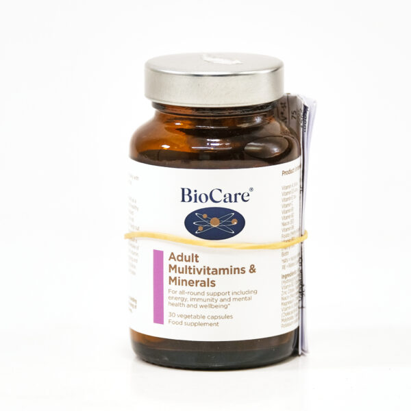 Multivitamiinid ja mineraalid täiskasvanutele 30 kapslit. BioCare