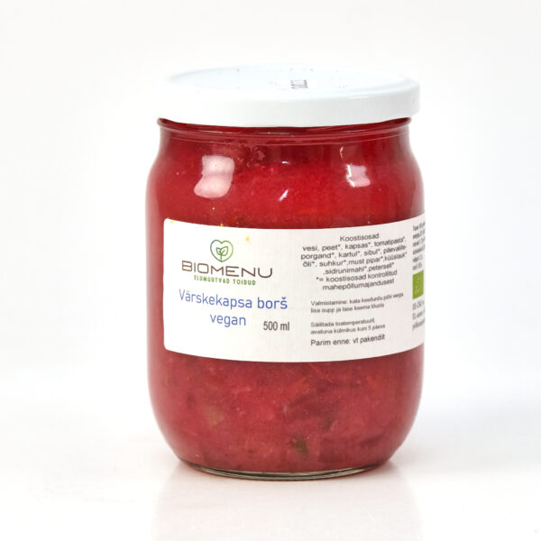 Värskekapsaborš 500ml Biomenu