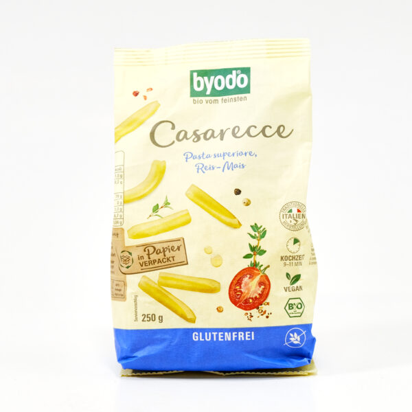 Casarecce riisi-maisijahust 250g Byodo