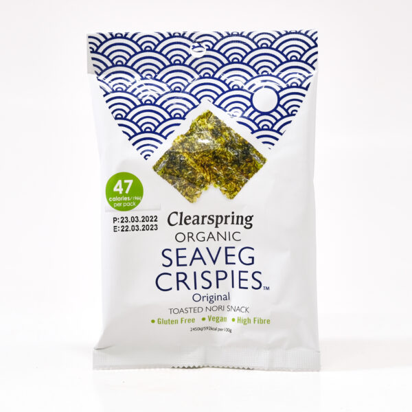 Vetikakrõpsud 8g Clearspring