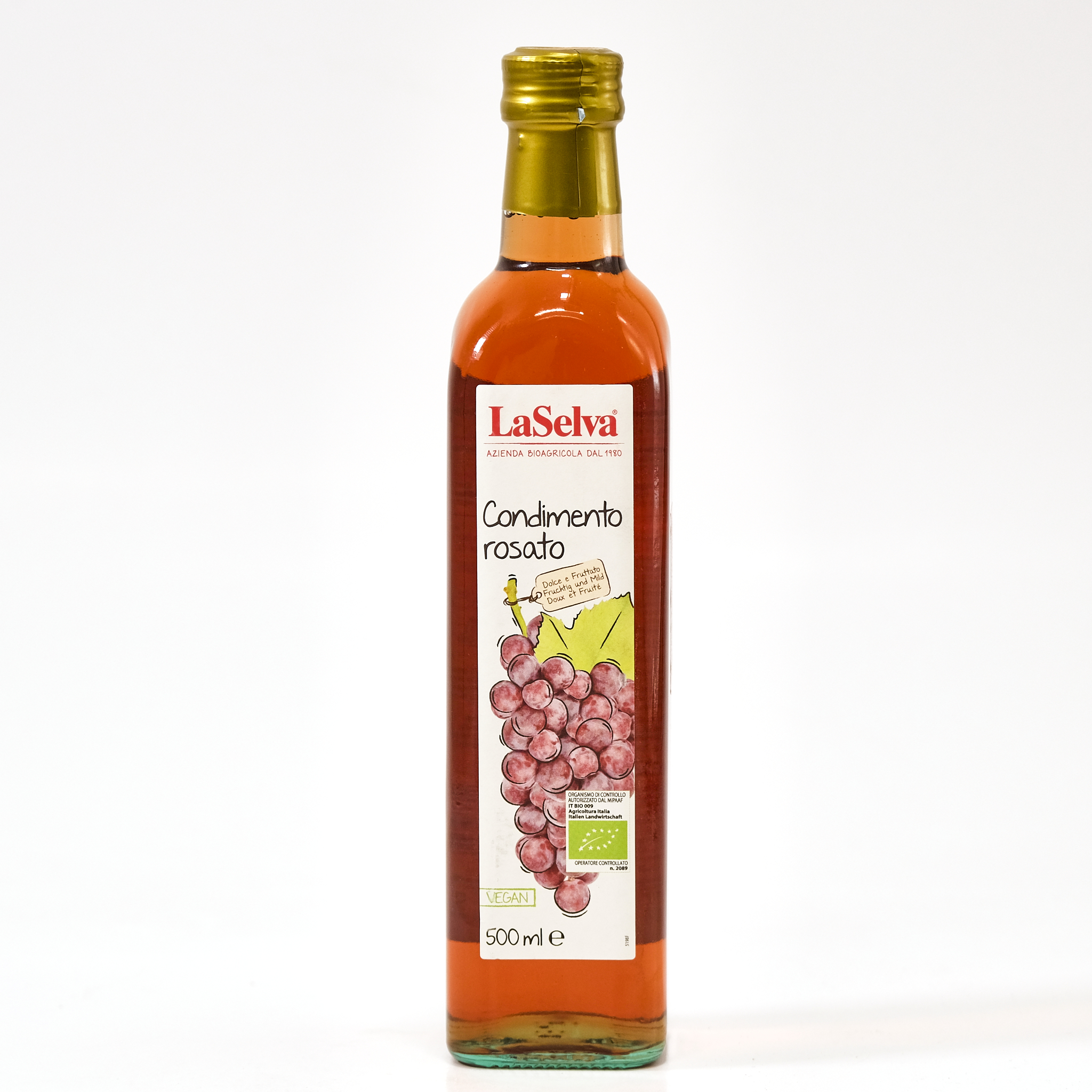 Veiniäädika salatikaste roosa 5,5% 500ml LaSelva