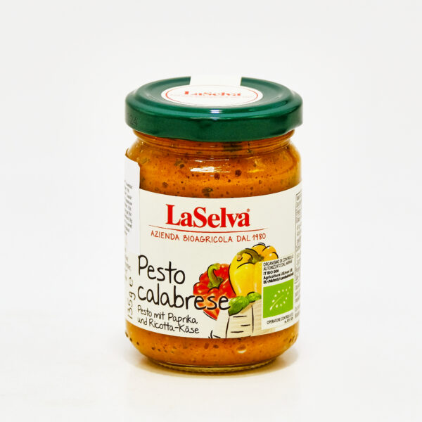 Pesto Calabrese (paprika ja ricottaga) 130g LaSelva