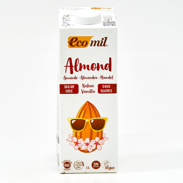Mandlijook vanilliga, suhkruta 1l EcoMil