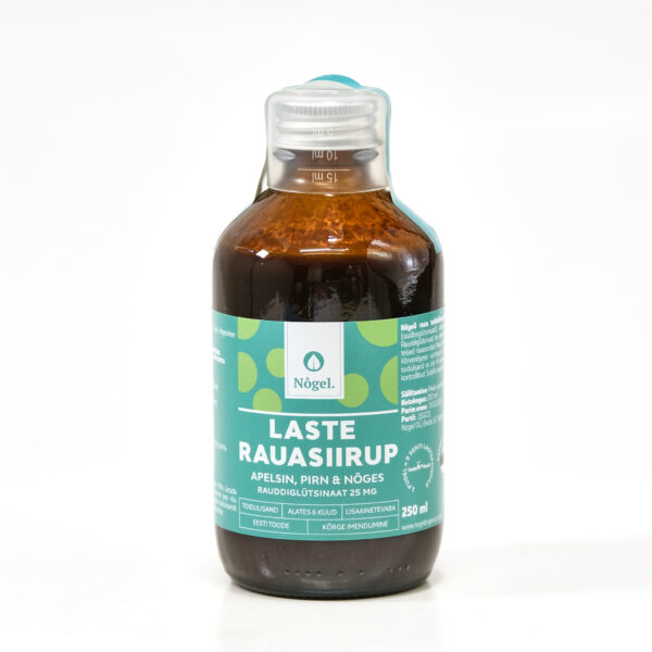Laste rauasiirup apelsin-pirn 250ml Nögel