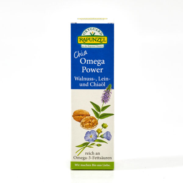 Tasakaalustatud õlisegu Chia Omega-3 100ml Rapunzel