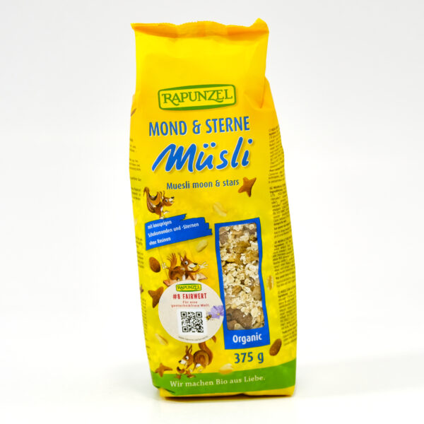 Müsli Kuu ja Tähed 375g Rapunzel