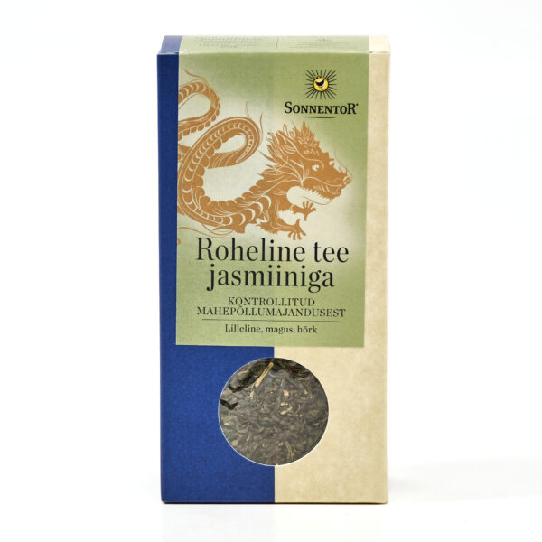 Roheline tee jasmiiniga 100g (puru) Sonnentor