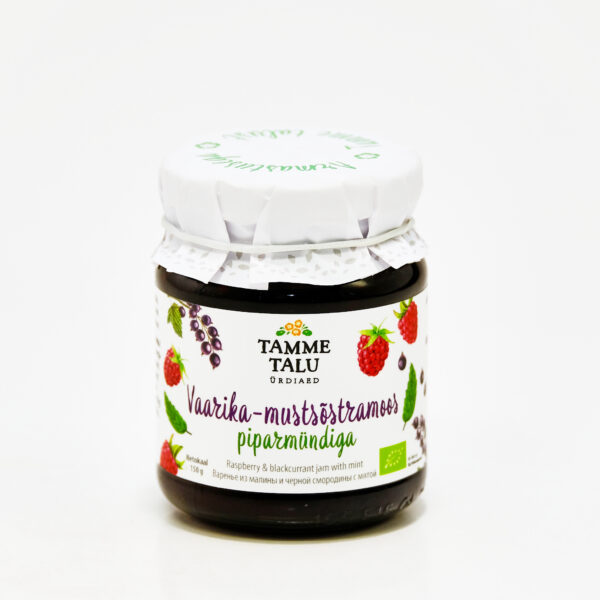 Vaarika-mustsõstramoos piparmündiga 150g Tamme talu