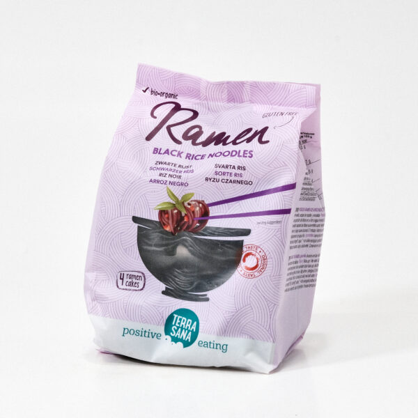 Ramen nuudlid mustast riisist 280g Terrasana