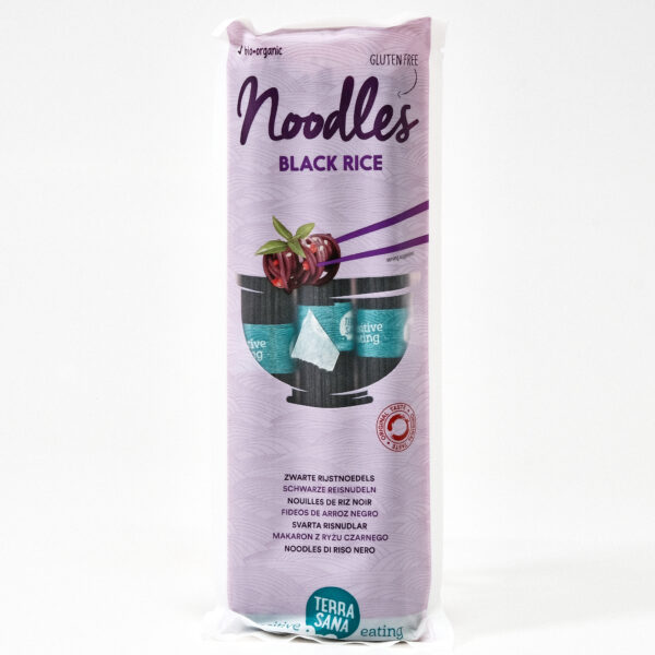 Musta riisi nuudlid 250g Terrasana