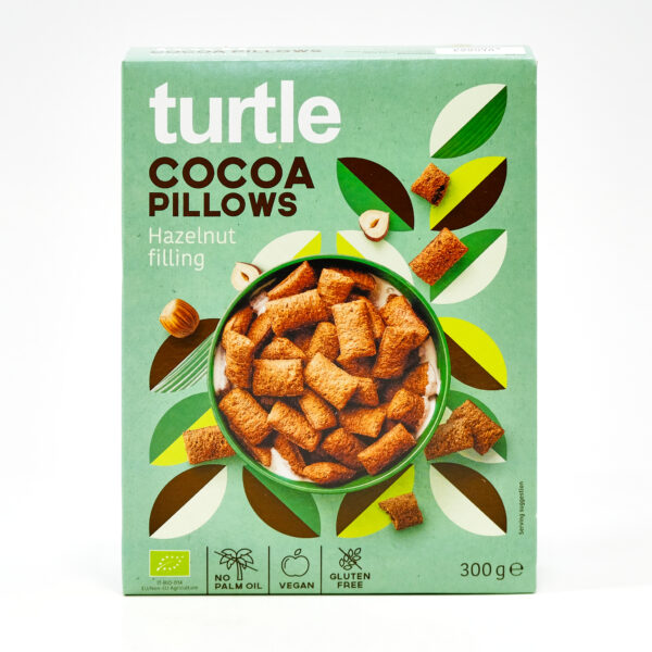 Kakaopadjakesed sarapuupähklitäidisega 300g Turtle