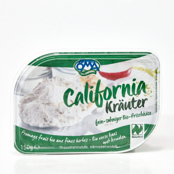 Toorjuust ürtidega California 70+ 150g Öma