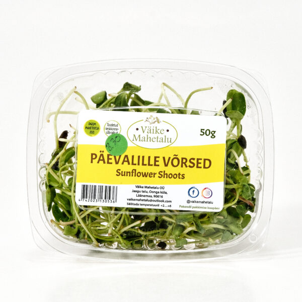 Päevalille võrsed 50g Väike Mahetalu OÜ
