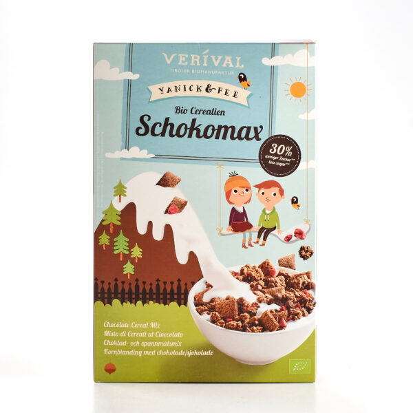 Krõbinad šokomax 400g Via+Naturprodukte