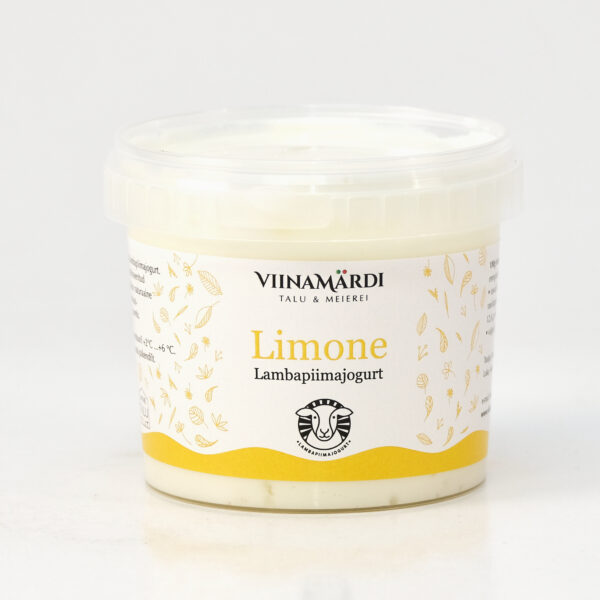 Lambapiimajogurt Limone (tavatoode) 350g Viinamärdi
