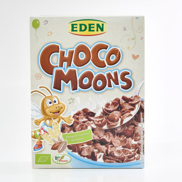 Hommikuhelbed kakaoga Choco Moons 375g Eden