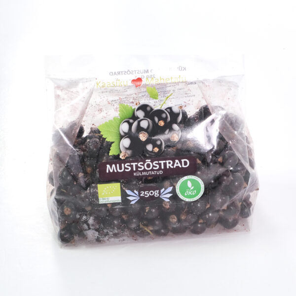 Mustsõstar (sügavkülmutatud) 250g Kaasiku Mahetalu