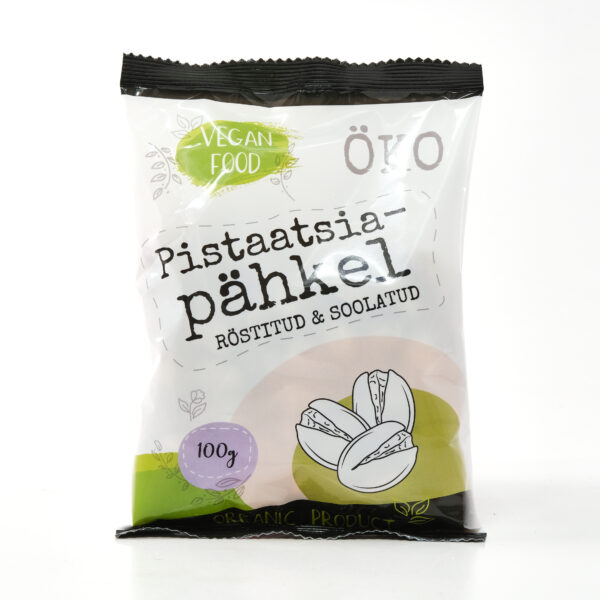 Pistaatsiapähklid röstitud ja soolatud 100g Kena Keik