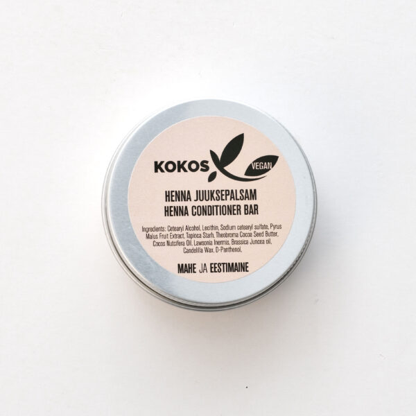 Tahke juuksepalsam hennaga 60g KOKOS