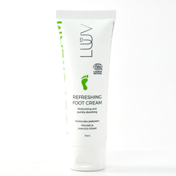 Värskendav jalakreem 70ml Luuv