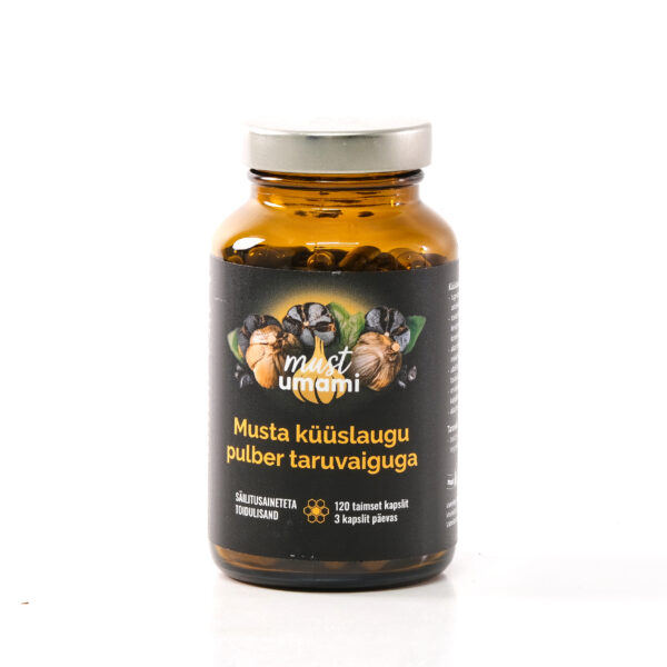 Musta küüslaugu ja taruvaigu kapslid 60g (tavatoode) Must Küüslauk