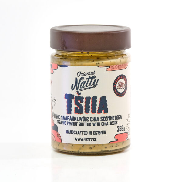 Maapähklivõi tšiaseemnetega 333g  Natty OÜ