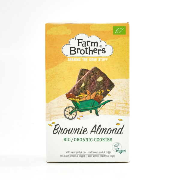 Tumeda šokolaadi ja mandliküpsised (vegan) 150g Farm Brothers