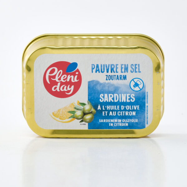 Sardiinid oliiviõlis sidruniga 115g Pleni Day